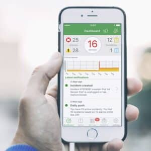 Ecostruxture smartphone app screenshot