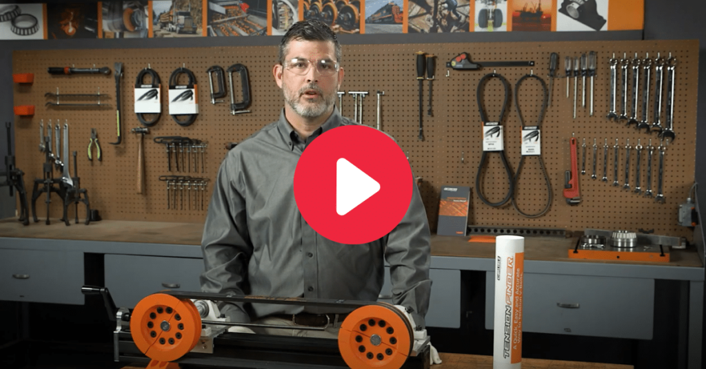 Carlisle v-belt tensioning video