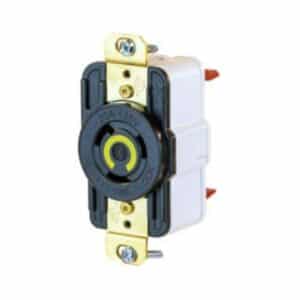 Hubbell Wiring Device-Kellems Twist-Lock® Edge Receptacle with Spring Termination