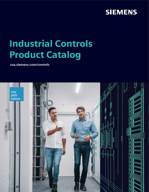 Siemens Industrial Controls Product Catalog Cover Image