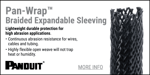 Panduit Pan Wrap Braided Expandable Sleeving