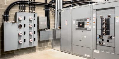 Switchgear in an industrial facility