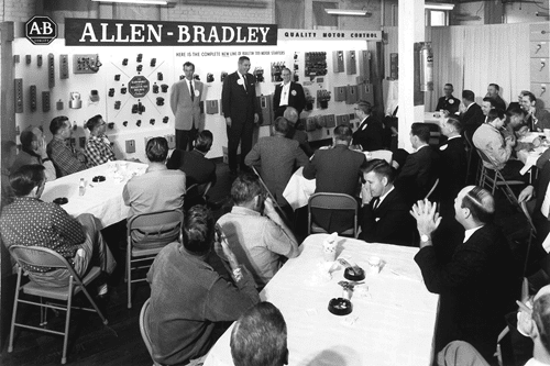 In 1935, French Gerleman and Riechman Crosby establish distribution relationships with Allen-Bradley Company