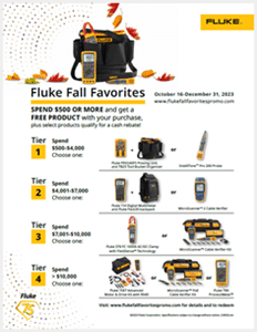 Fluke Fall Promotion