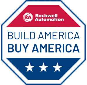 Rockwell Automation Build America Buy America badge