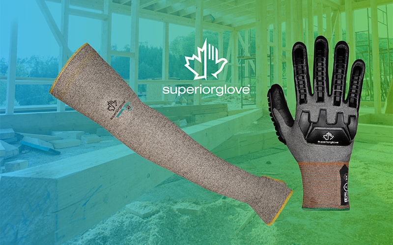 Superior Glove cut resistance and impact protection