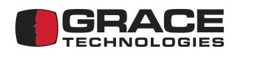 Grace Technologies logo with a white box