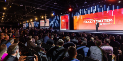The main stage at Rockwell Automation Fiar.