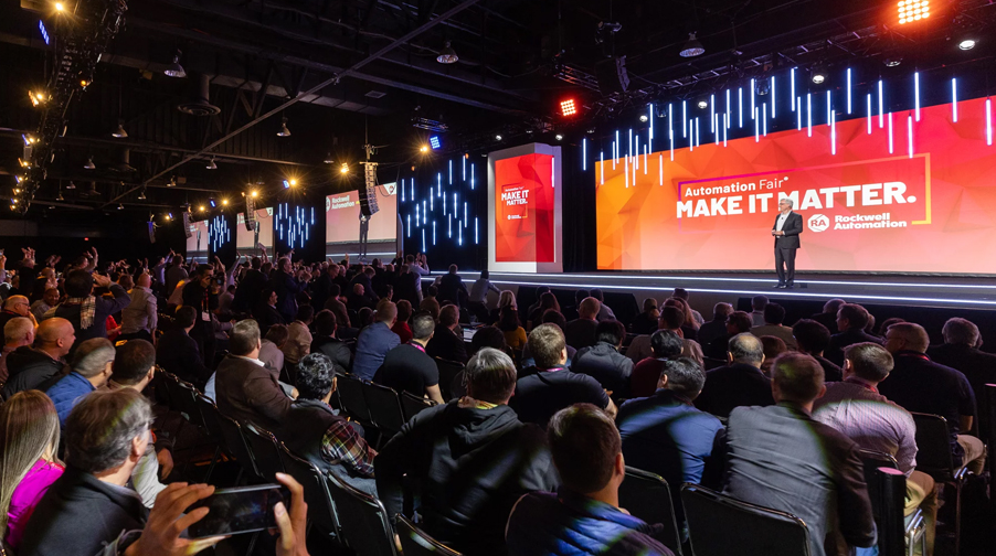 The main stage at Rockwell Automation Fiar.